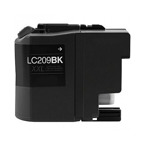 Premium Quality Super High Capacity Black Ink Cartridge compatible with the Brother LC-209