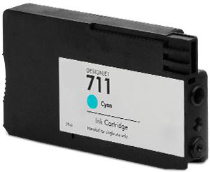Premium Quality Inkjet Cartridge compatible with the DesignJet T120 ePrinter (HP 711A C) CZ130A