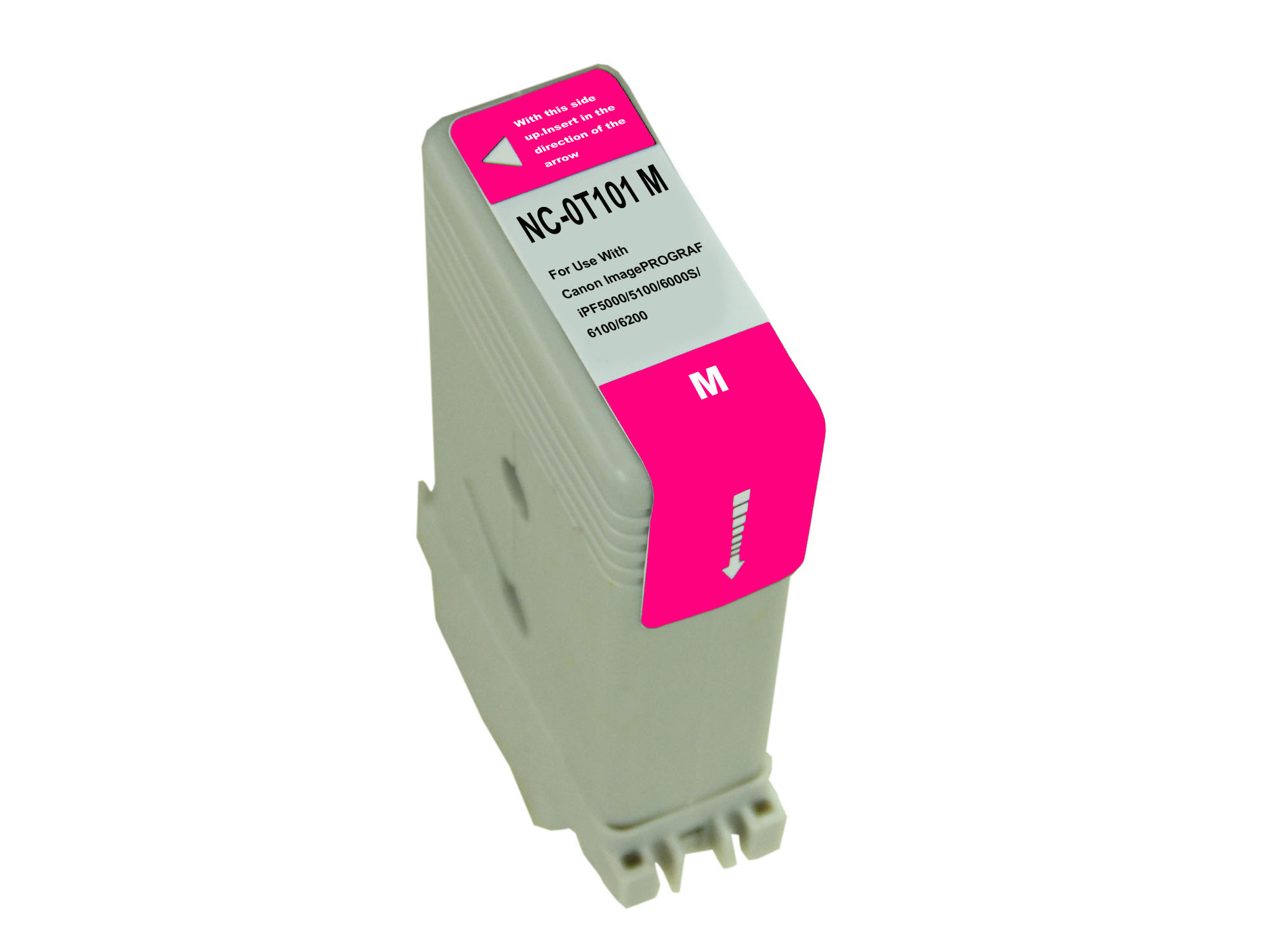 Premium Quality Magenta Pigment Inkjet Cartridge compatible with the Canon PFI101M