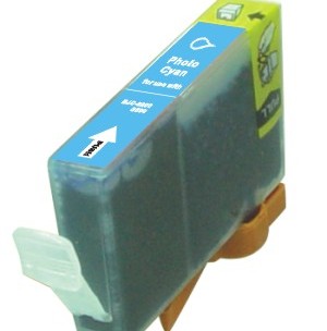 Premium Quality PhotoCyan Inkjet Cartridge compatible with the Canon (BCI-6PC) 4709A003