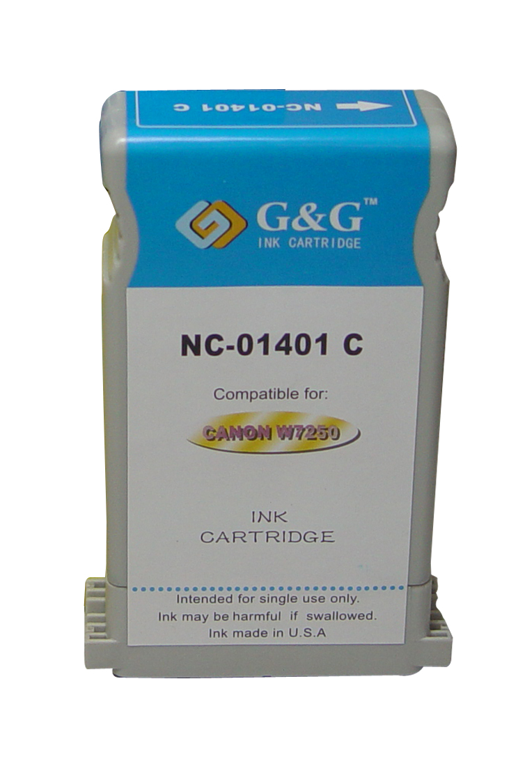 Premium Quality Cyan Inkjet Cartridge compatible with the Canon BCI1401C
