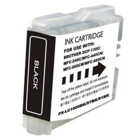 Premium Quality Black Inkjet Cartridge compatible with the Brother LC-51BK