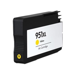Premium Quality High Capacity Yellow Inkjet Cartridge compatible with the HP (HP 951XL) CN048AN