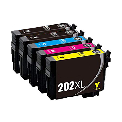 Premium Quality 2 Black. 1 each Cyan. Magenta. Yellow Ink Cartridges compatible with Epson T202XL120. T202XL220. T202XL320. T202XL420 (Epson 202XL)